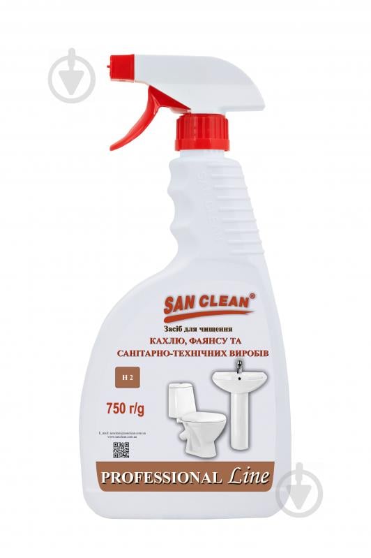 Засіб SAN CLEAN PROF Line для чистки кахлю та фаянсу 0,75 л - фото 1