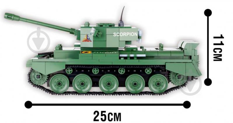 Конструктор Cobi Word Of Tanks A34 Комета COBI-3014 - фото 9