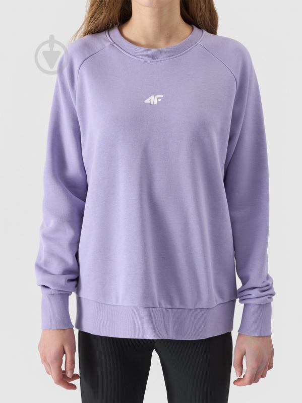 Світшот 4F SWEATSHIRT F0920 4FJWSS24TSWSF0920-52S р.128 фіолетовий - фото 4