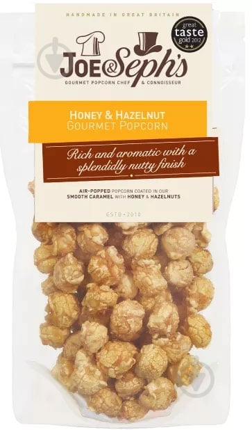 Попкорн Joe & Seph's с медом и фундуком 80 г - фото 1 Попкорн Joe & Seph's с медом и фундуком 80 г - фото 1