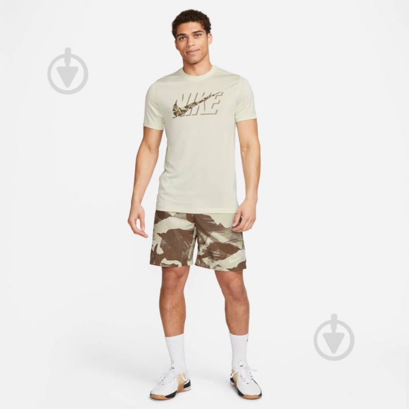 Футболка Nike DF TEE RLGD CAMO DZ2741-113 р.L бежевый - фото 3