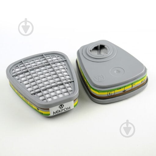 Набор защитный Комплект полумаска НМ с фільтрами ФГМ АВЕК1 и ФПГ2 А1B1E1K1Р3 4 шт. - фото 4 Набор защитный Комплект полумаска НМ с фільтрами ФГМ АВЕК1 и ФПГ2 А1B1E1K1Р3 4 шт. - фото 4