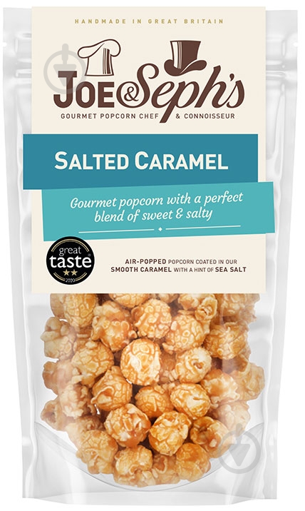 Попкорн Joe & Seph's з солоною карамеллю 75 г - фото 1