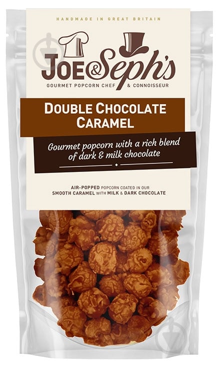 Попкорн Joe & Seph's с двойным шоколадом 80 г - фото 1 Попкорн Joe & Seph's с двойным шоколадом 80 г - фото 1