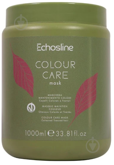 Маска Echosline Colour Care для кучерявого волосся Vegan 1000 мл - фото 1