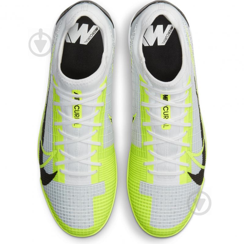 Cороконіжки Nike Mercurial Vapor 14 Pro TF CV1001-107 р.44,5 білий - фото 7