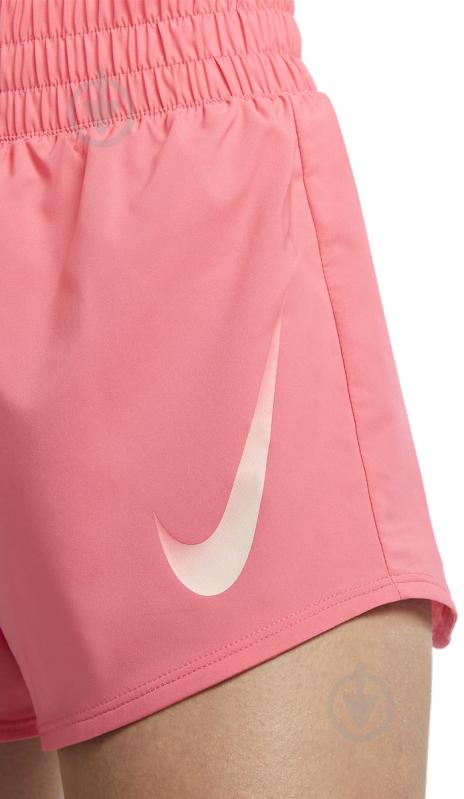 Шорты Nike W NK SWOOSH SHORT VENEER VERS DX1031-894 р. M розовый - фото 3