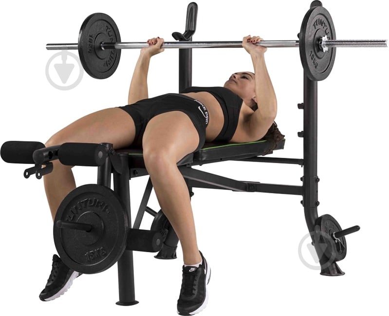 Скамья для жима Tunturi Compact Width Weight Bench 17TSWB4000 - фото 3