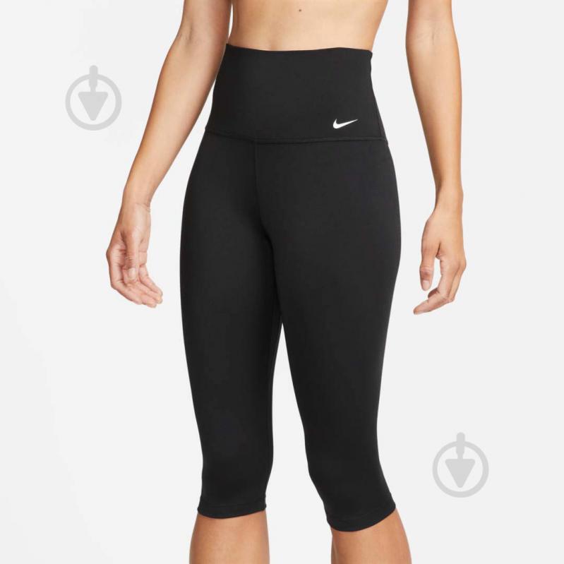 ᐉ Лосини Nike W NK ONE DF HR CPRI TIGHT DV9024-010 р.M чорний