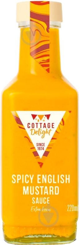 Соус COTTAGE DELIGHT гострий Spicy English Mustard (8000017892290) 220 мл - фото 1