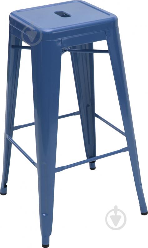 Стул барный АС-012 темно-синий - фото 1