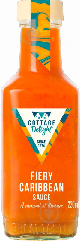 Соус COTTAGE DELIGHT Fiery Caribbean Sauce (8000017892286) 220 мл - фото 1