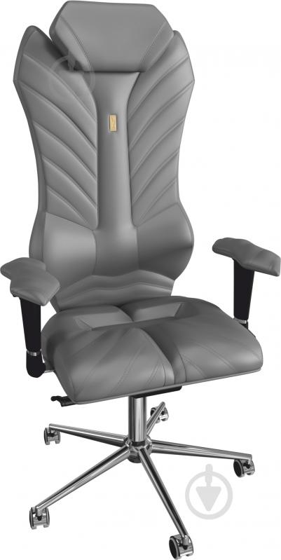 Кресло Kulik System Monarch 0204 серый - фото 1