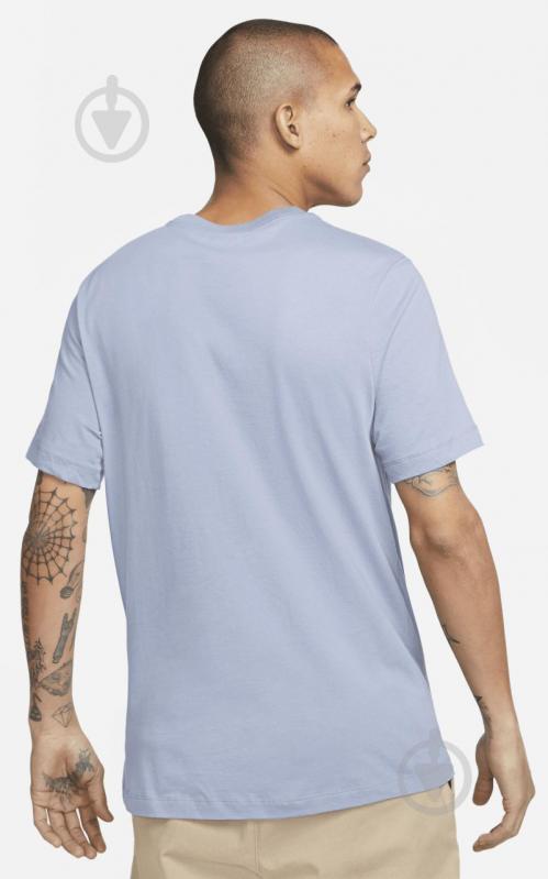 Футболка Nike M NSW CLUB TEE AR4997-493 р.L голубой - фото 4