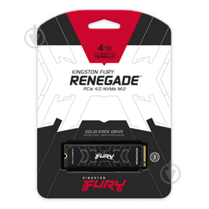 SSD-накопитель Kingston FURY Renegade 4000GB M.2 PCI Express 4.0 x4 TLC (SFYRD/4000G) - фото 3