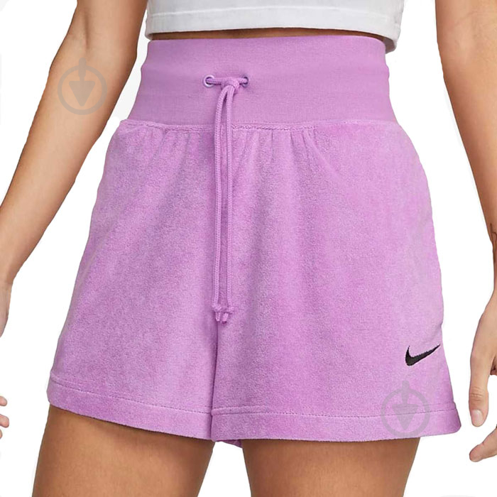 Шорты Nike W NSW TRRY SHORT MS FJ4899-532 р. XL фиолетовый - фото 2