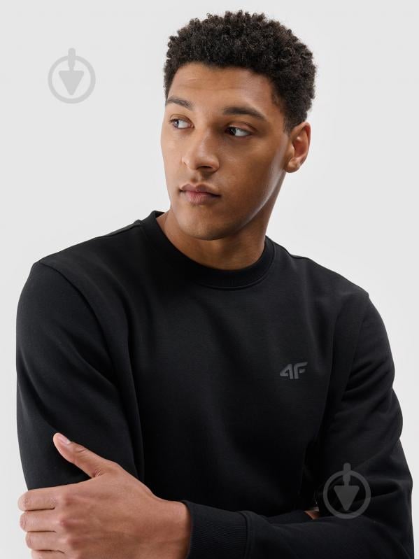 Світшот 4F SWEATSHIRT M1767 4FWMM00TSWSM1767-20S р.M чорний - фото 4