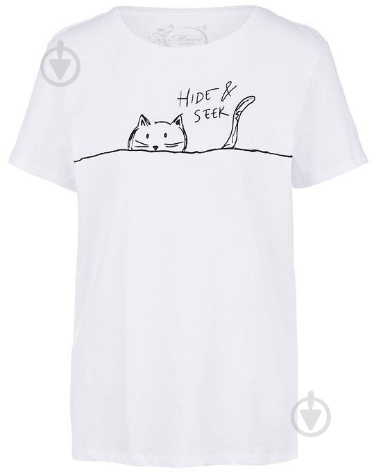 Футболка Mavi CAT PRINTED TOP 167728-620 р.XS белый - фото 1