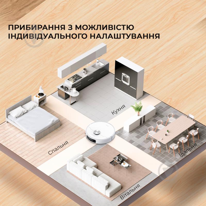 Робот-пылесос моющий DREAME L10 Prime (RLL11GC) white - фото 10