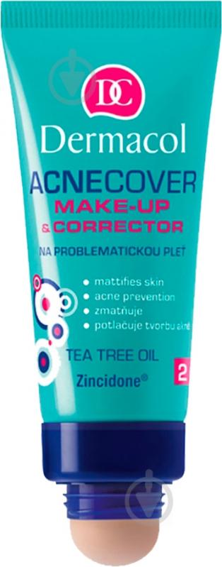 Крем тональний Dermacol Acnecover Make-Up and Corrector №2 30 мл - фото 1