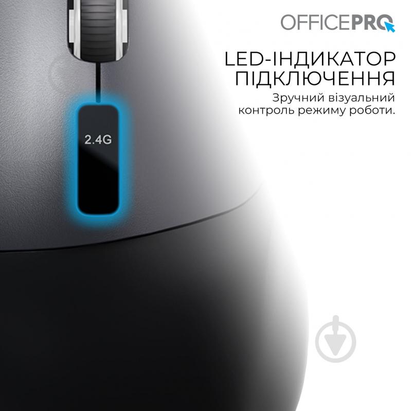 Мышка беспроводная GamePro M398B Silent Click Wireless black (M398B) - фото 6 Мышка беспроводная GamePro M398B Silent Click Wireless black (M398B) - фото 6