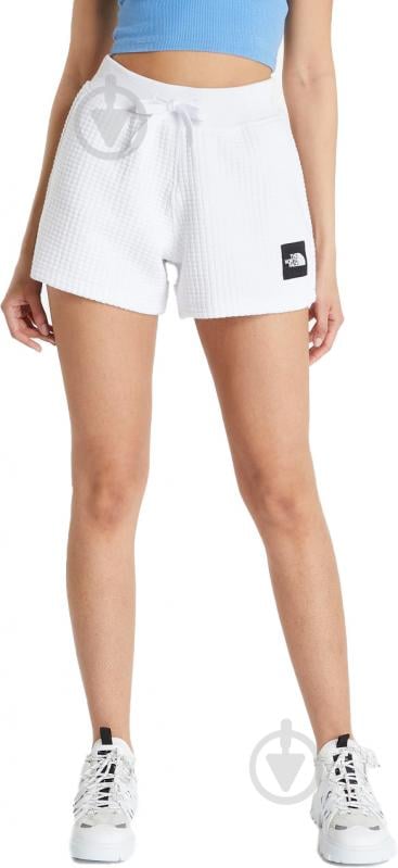 Шорты THE NORTH FACE W MHYSA QUILTED SHORTS NF0A3RZ4N141 р. S белый - фото 1