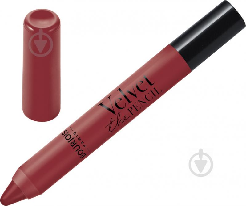 Олівець для губ Bourjois VELVET the PENCIL № 11 brown red 3 г - фото 2