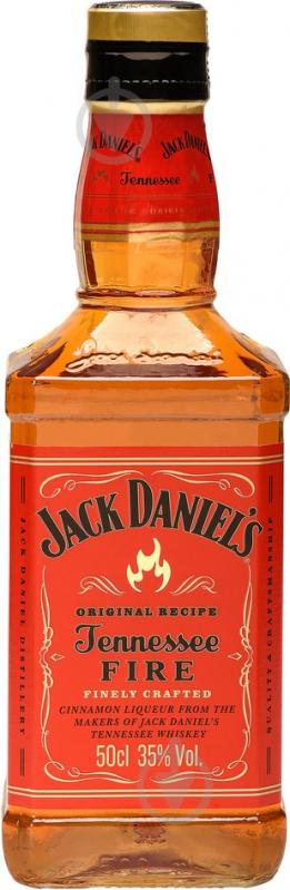 Ликер Jack Daniel's Tennessee Fire 35% 0,5 л - фото 1