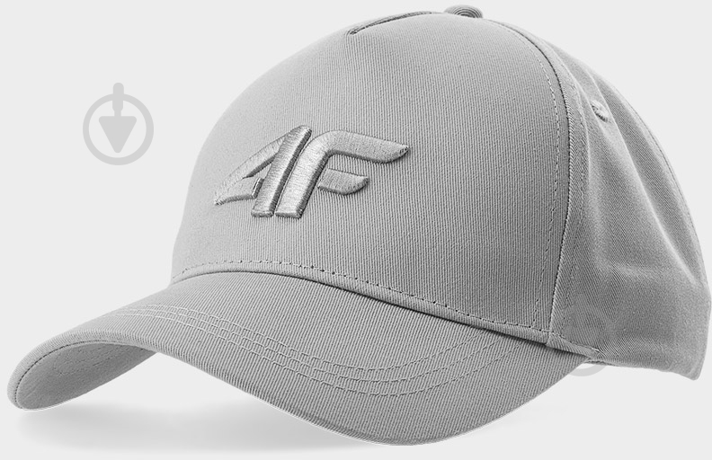 Кепка 4F BASEBALL CAP M183 4FRSS23ACABM183-25S M серый - фото 1