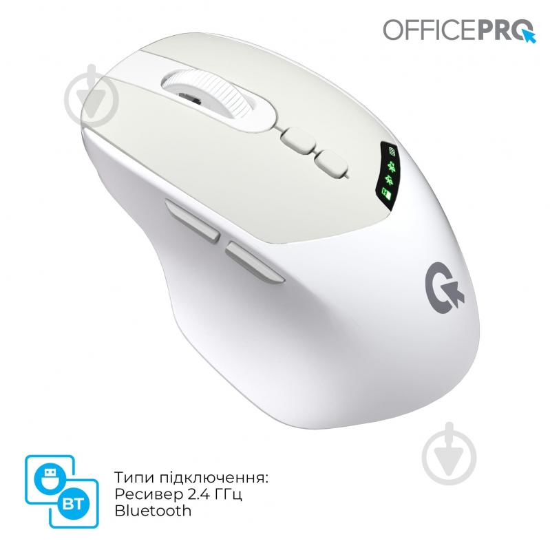 Мышка беспроводная GamePro M520W Silent Click Wireless white (M520W) - фото 7 Мышка беспроводная GamePro M520W Silent Click Wireless white (M520W) - фото 7