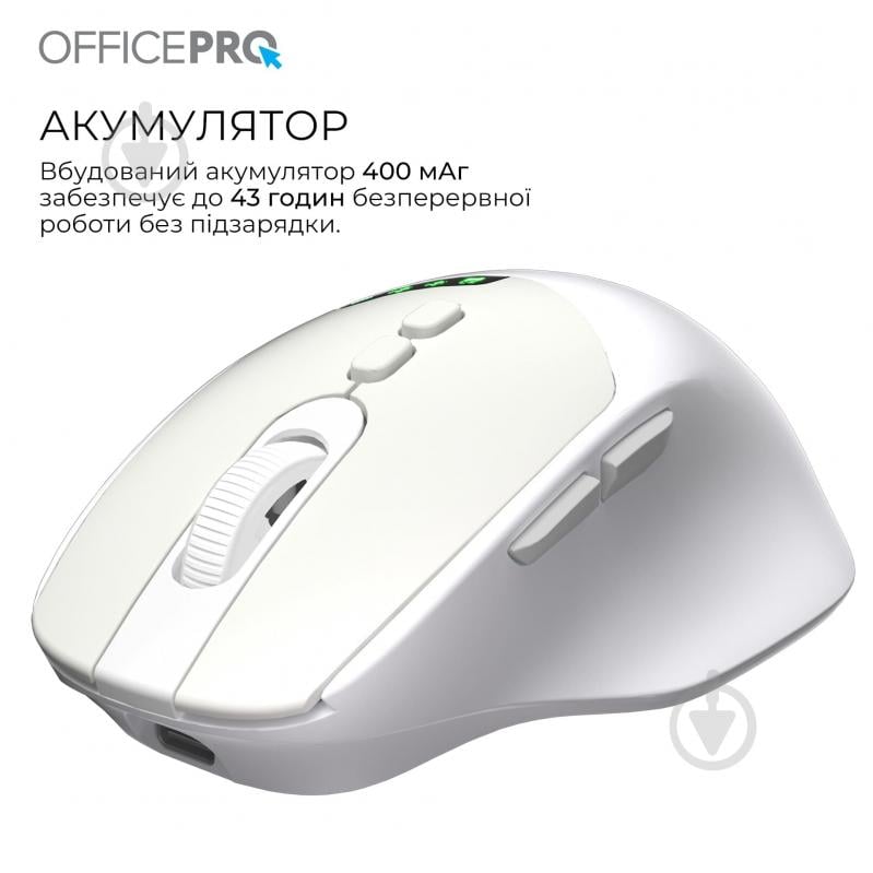 Мышка беспроводная GamePro M520W Silent Click Wireless white (M520W) - фото 9 Мышка беспроводная GamePro M520W Silent Click Wireless white (M520W) - фото 9