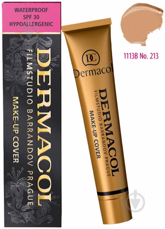 Крем тональний Dermacol Make-Up Cover №213 30 мл - фото 2