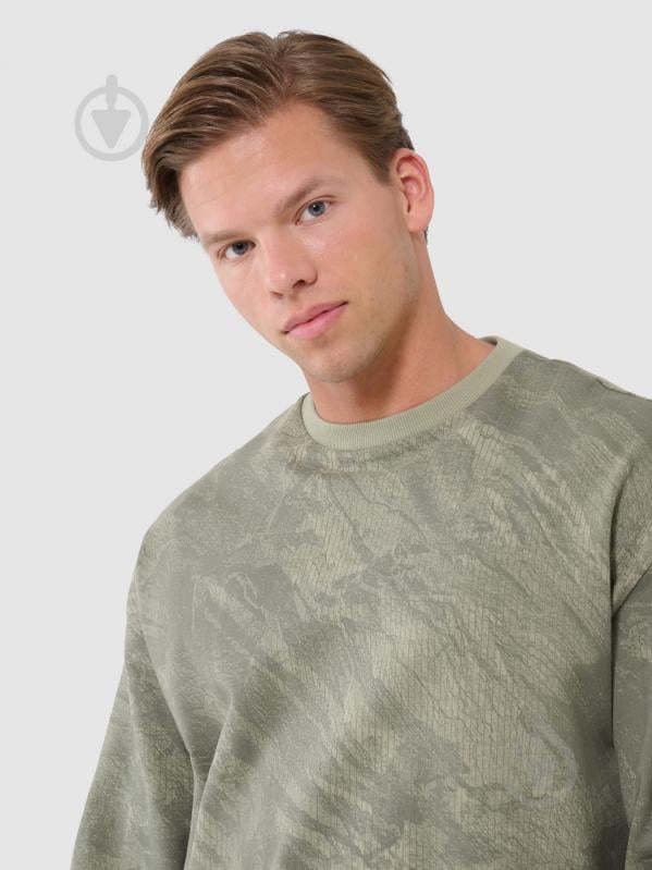 Свитшот 4F SWEATSHIRT M1582 4FWSS25TSWSM1582-44A р.S зеленый - фото 4