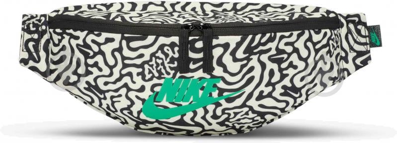 Сумка поясная Nike NK HERITAGE WSTPCK- HMN CRFT FN0891-010 черно-белый - фото 1