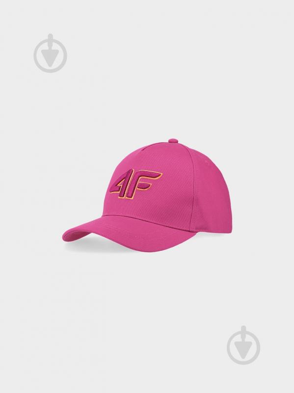 Кепка 4F BASEBALL CAP F246 4FJWSS24ACABF246-55S os рожевий - фото 1