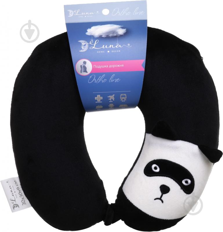 Подушка для путешествий Панда 30х30х9 см
 Luna - фото 5