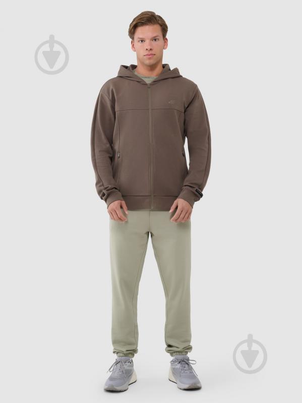 Джемпер 4F SWEATSHIRT M1537 4FWSS25TSWSM1537-80S р.S коричневий - фото 8
