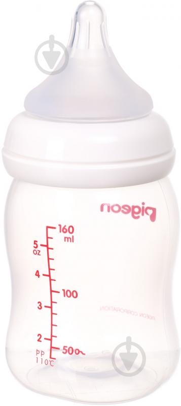 Бутылочка Pigeon SofTouch Peristaltic Plus 160 мл PP - фото 2