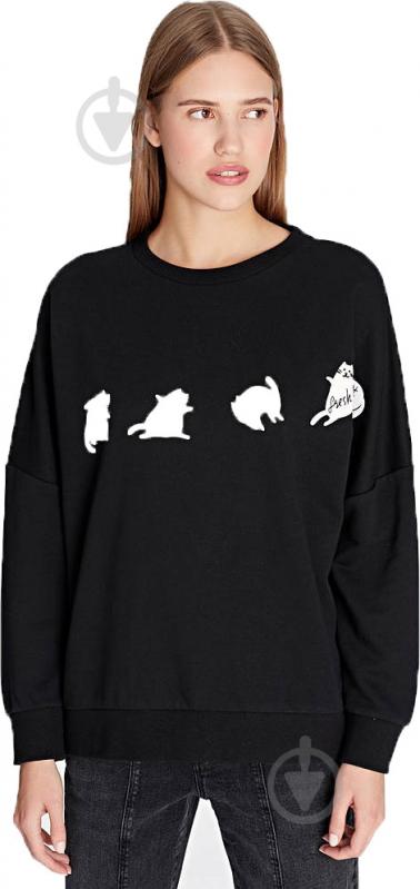 Джемпер Mavi CATS PRINTED SWEATSHIRT 168156-900 р. S черный - фото 1