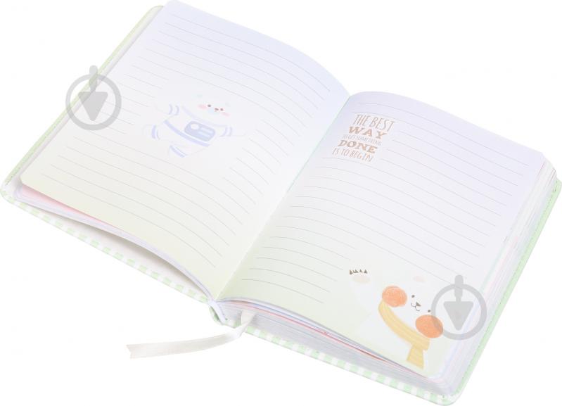 Блокнот подарочный Щенок зеленый - фото 3