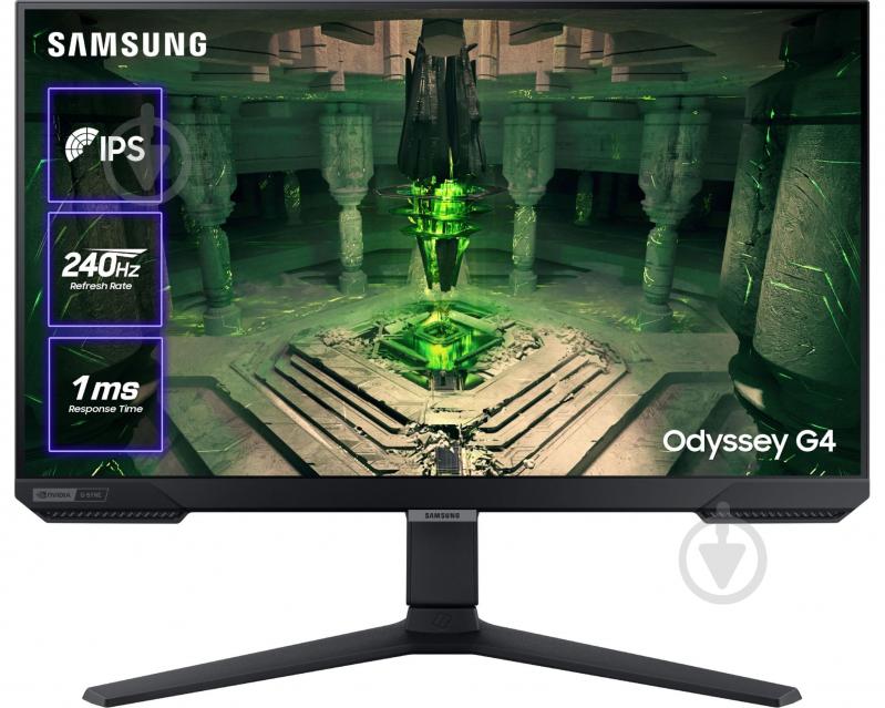 Монітор Samsung Odyssey G4 27" (LS27BG400EIXUA) - фото 1 Монітор Samsung Odyssey G4 27" (LS27BG400EIXUA) - фото 1