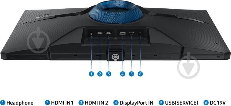 Монітор Samsung Odyssey G4 27" (LS27BG400EIXUA) - фото 12 Монітор Samsung Odyssey G4 27" (LS27BG400EIXUA) - фото 12