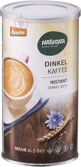 Кофейный напиток Naturata Спельта с цикорием растворимый органический 75 г - фото 1 Кофейный напиток Naturata Спельта с цикорием растворимый органический 75 г - фото 1