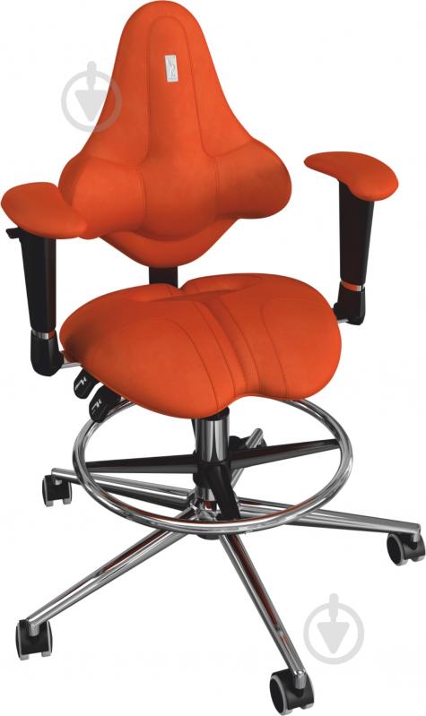 Кресло Kulik System Kids 1504 морковный - фото 1