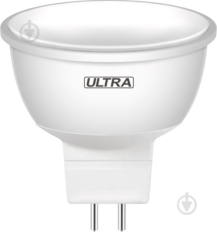 Лампа світлодіодна Ultra LED 5 Вт MR16 матова GU5.3 180-265 В 3000 К U LED MR16 5W 3000K - фото 1