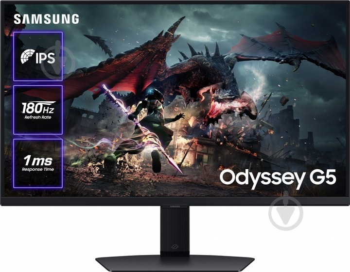 Монітор Samsung Odyssey G5 27" (LS27DG502EIXUA) - фото 1 Монітор Samsung Odyssey G5 27" (LS27DG502EIXUA) - фото 1