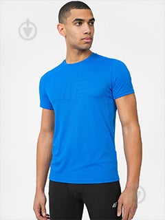 Футболка 4F TSHIRT FNK M384 4FSS23TFTSM384-33S р.M голубой - фото 1