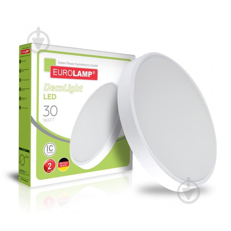 Світильник світлодіодний Eurolamp Deco 30 Вт білий 4000 К LED-ER-30W-N15 - фото 1