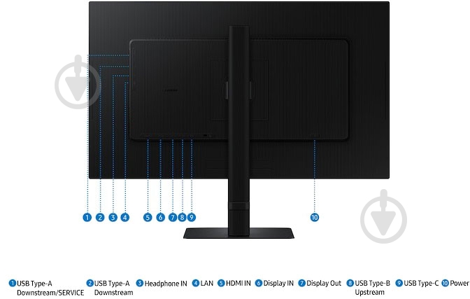 Монитор Samsung ViewFinity S6 27" (LS27D604UAIXUA) - фото 14