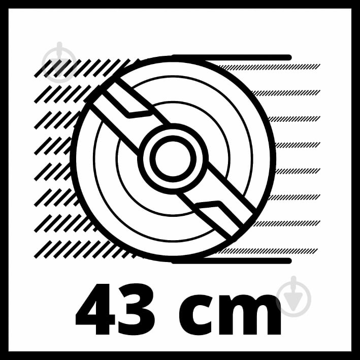 Газонокосилка аккумуляторная Einhell GE-CM 36/43 Li M 3413246 + Аккумулятор зарядное устройство 18V 2х3.0 Ah PXC Start - фото 18